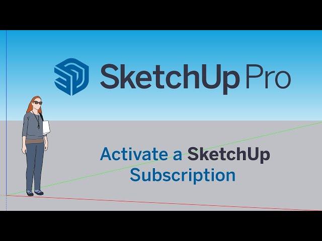 SketchUp Pro - How To? | Activate Subscription | ENG Tutorial