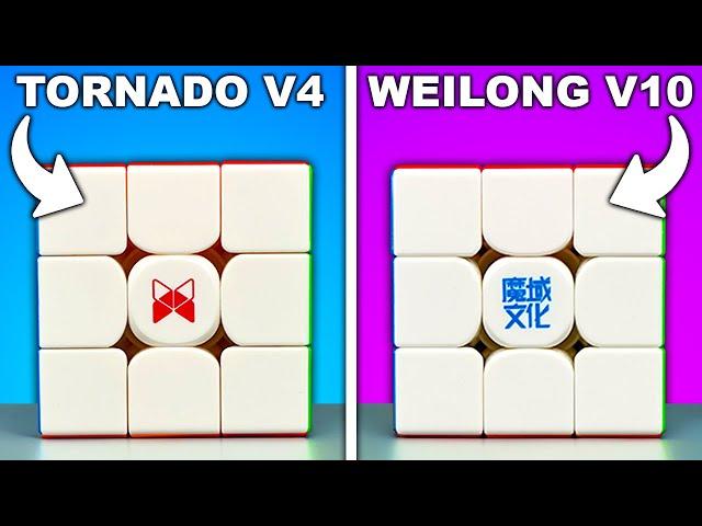 X-Man Tornado V4 vs MoYu Weilong V10 BATTLE!