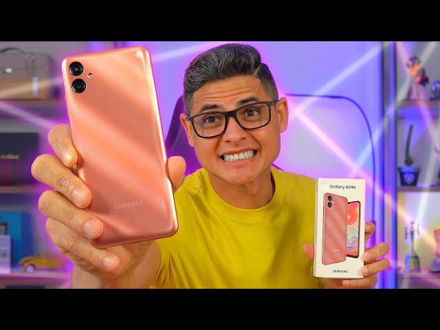 Galaxy A04e, o NOVO basicão da SAMSUNG! Vale a pena COMPRAR? Unboxing e Impressões