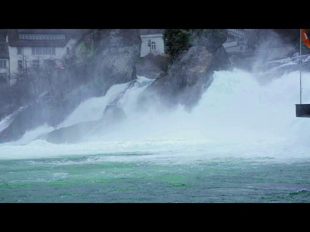 Rhine falls in March,  Switzerland, Biggest in Europe