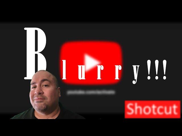 Shotcut tutorial 2024 How to Blur effect - (tutorial #6 add blurry)