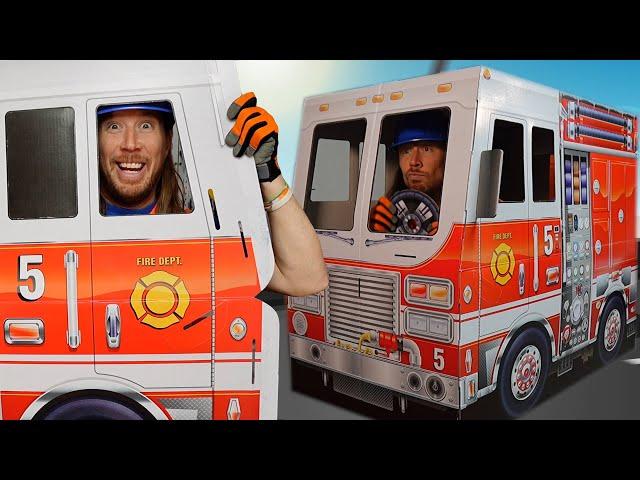 Build a Fire Truck | Rescue Vehicle Toys for Kids