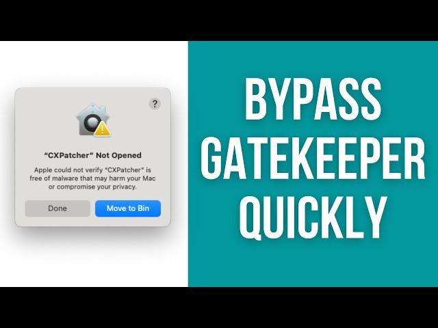 Fix 'Apple could not verify app is free of malware' Mac error - bypass Gatekeeper macOS Sequoia