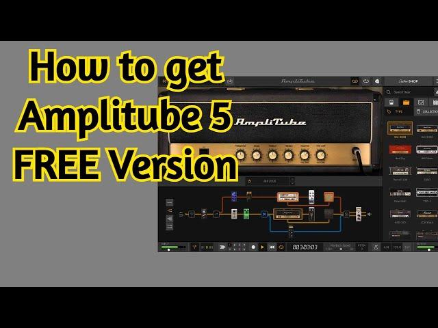 IK Multimedia AMPLITUBE 5 FREE Version! - HOW TO Install & Authorize For Windows - amnerhunter.com