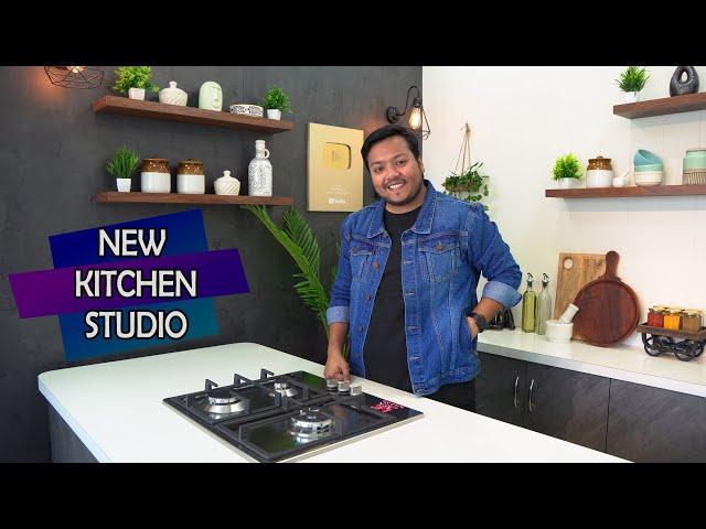 My New Kitchen Studio Tour | New Kitchen Studio Setup | Food Forever