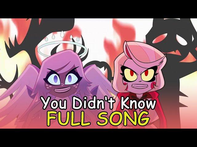 Charlie, Emily, Sera, Lute & Adam Full Song "You Didn't Know" Hazbin Hotel Season 1 Episode 6