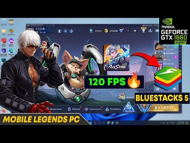 Mobile Legends 120 FPS Best Smoothly Setting (BlueStacks 5) MLBB Gameplay with Mouse & Keyboard