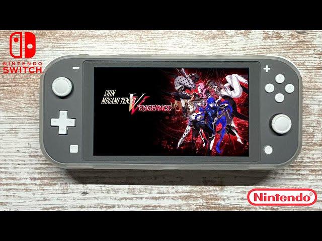 Shin Megami Tensei V: Vengeance Nintendo Switch Lite Gameplay