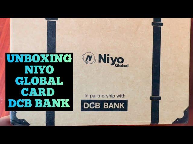 Unboxing Niyo Global Card  DCB Bank Zero Forex Markup #unboxing #travelvlog #travel #forex #cards