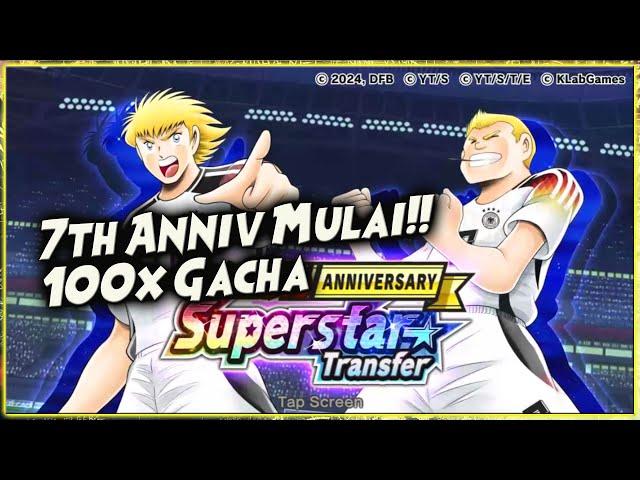 7th ANNIV CTDT!! 100x GACHA "SUPERSTAR" SCHNEIDER & KALTZ  Captain Tsubasa Dream Team