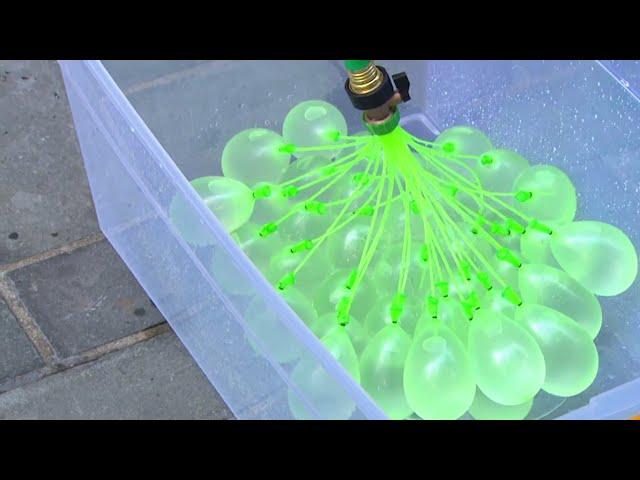 How To Fill 100 Water Balloons In 1 Minute | TODAY