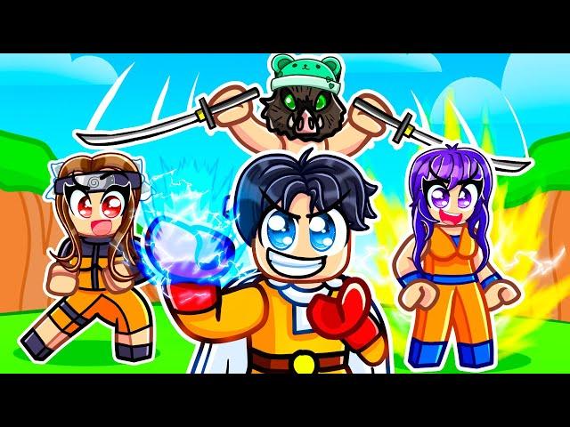 Having A ANIME FAMILY In Roblox ANIME POWERS!