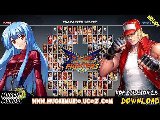 THE KING OF FIGHTERS ZILLION  MUGEN ULTIMATE 1.5 (104 CHARS) (DOWNLOAD) #MugenMundo