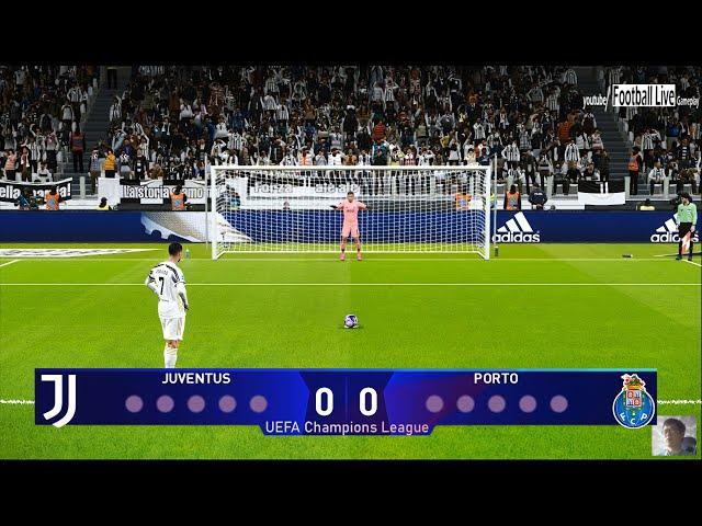 PES 2021 | Juventus vs Porto | Penalty Shootout | UEFA Champions League | Ronaldo vs Porto Gameplay