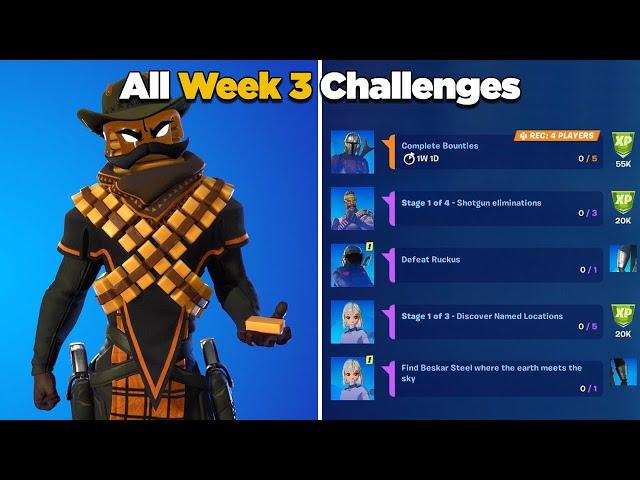 Fortnite All Week 3 Challenges Guide (Fortnite Chapter 2 Season 5) - Week 3 Epic & Legendary Quests