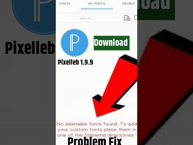 pixellab font add problem || pixellab me facon font kaise add kare 2023