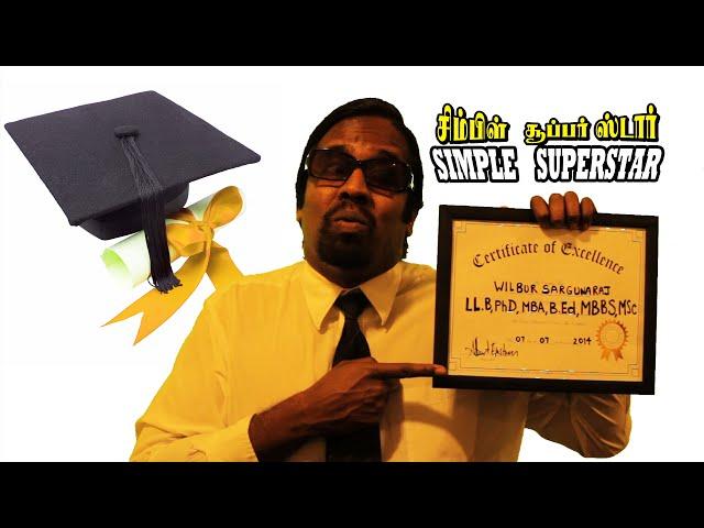 Wilbur Sargunaraj: Simple Superstar- Official Music Video