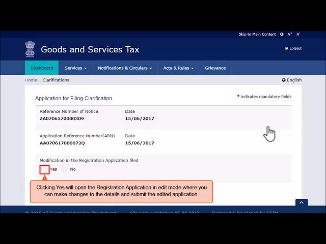 How to file clarification in GST application ||Raised by the department||step by step||