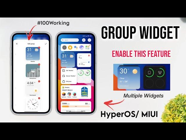 Group Widgets Features Are Now Live In App Vault Latest Update | Xaimoi HyperOS & Miui User  Use Now