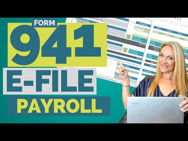 How To E-file Form 941 (Online, Late, Payments, S-corp) -- EMPLOYER PAYROLL BASICS!