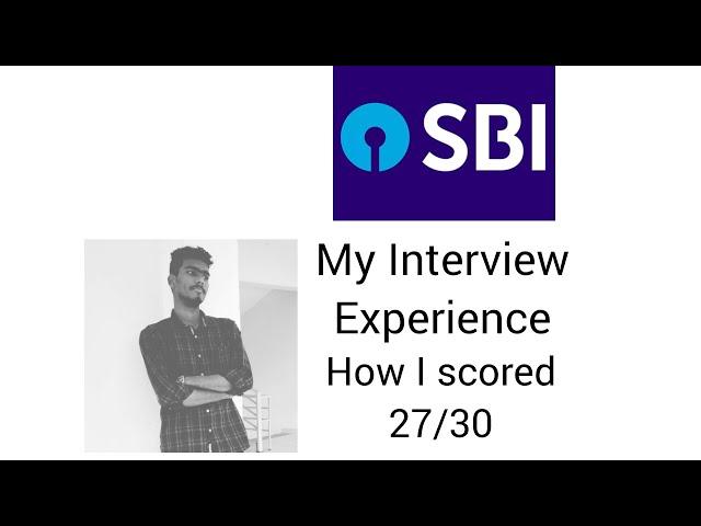 My SBI PO Interview Experience | How I scored 27/30 in Interview | Tamil |