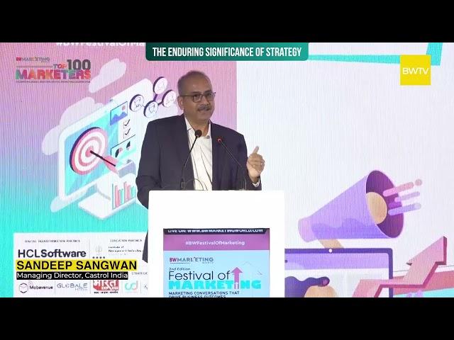 Sandeep Sangwan, MD, Castrol India | Keynote | BW Marketing World’s Festival of Marketing 2024