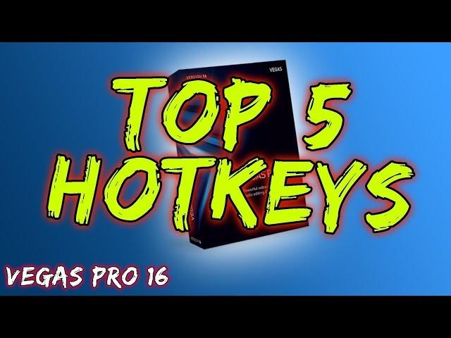 Top 5 Hotkeys To Speed Up Your Editing - Vegas Pro 16