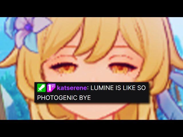 "Lumine is so photogenic"