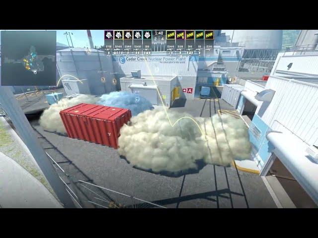 Essential CS2 Nuke Outside Smoke Wall