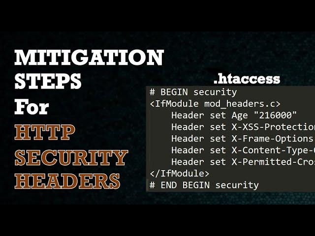 How to Mitigate Multiple Missing Security Headers Vulnerability through a single file .htaccess