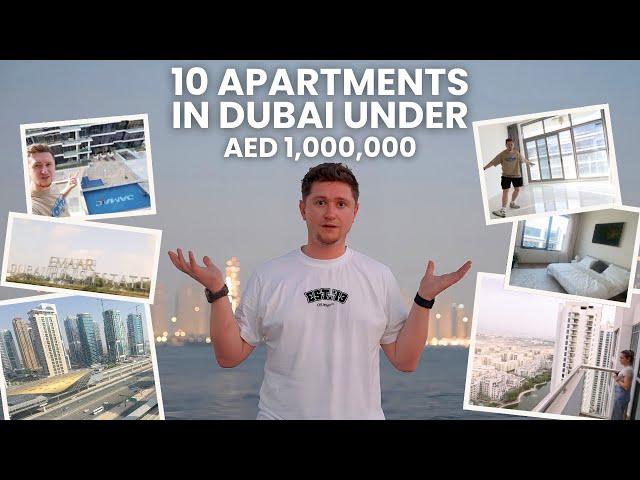 Viewing 10 Apartments in DUBAI to BUY at AED 1,000,000 in 2024!