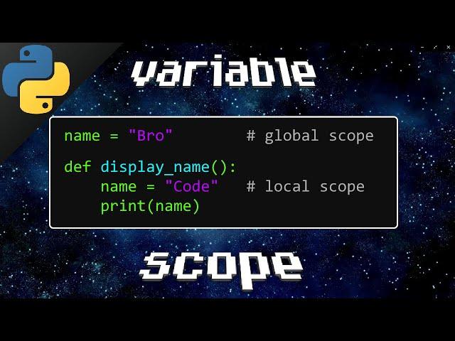 Python variable scope 