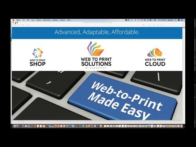 W2P Editors Intro - PDF Editor, XMPie Editor, HTML5 Editor and Photo Editor for Online Print Orders