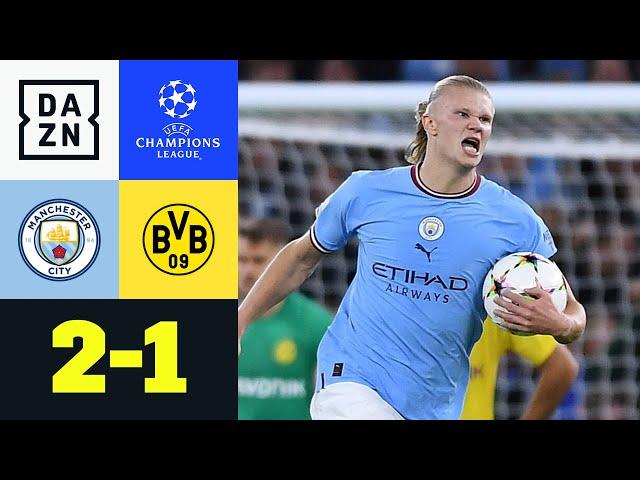 Haaland vollendet! City dreht Match: Man City - Borussia Dortmund 2:1 | UEFA Champions League | DAZN