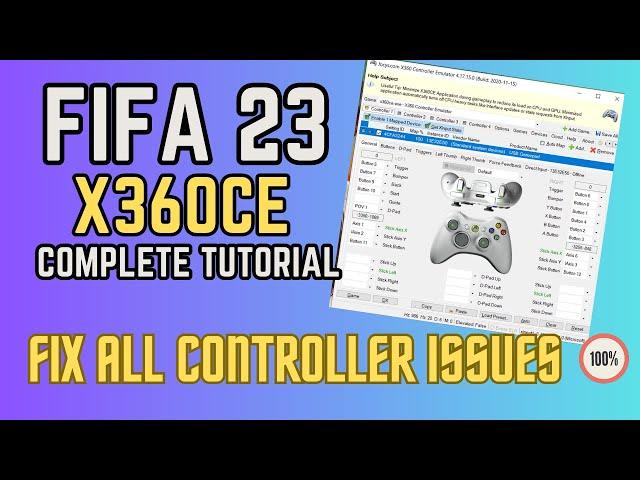 FIFA 23 | How to Fix Controller not Working/Detected Easily using x360ce️