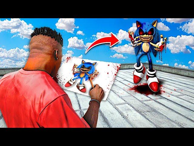 Do NOT Draw SONIC.EXE In GTA 5!