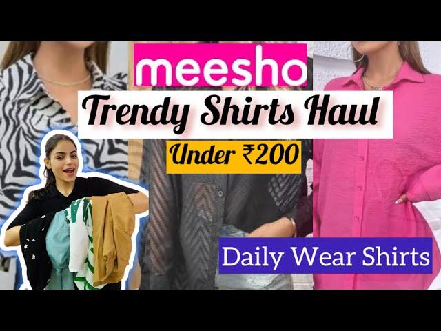 Meesho Cheapest Shirts Haul | Under ₹200 | Office/College Shirts