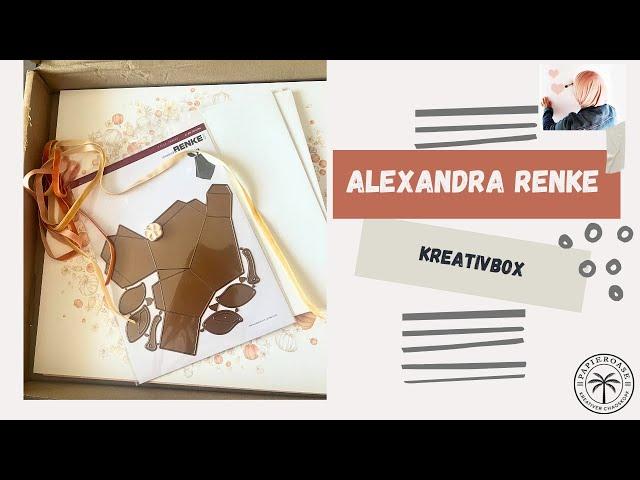 Alexandra Renke Kreativbox September, was war drin? Kündigung und kleiner Haul️