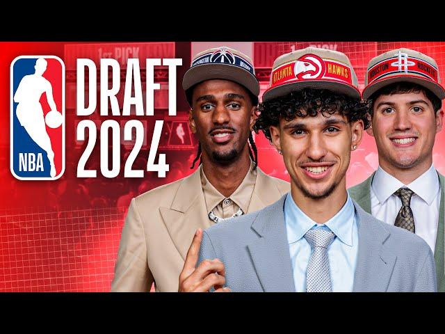 NBA DRAFT 2024 - Todas as escolhas e análises! Brasileiro é draftado!