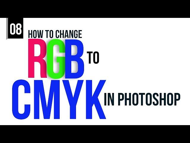 How to change RGB to CMYK mode in photoshop| photoshop tutorial  | Sphotoedit | Basic Photoshop