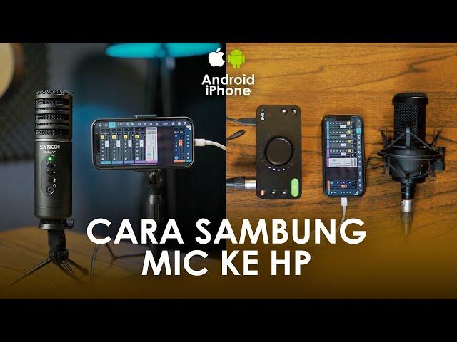 Cara Pasang Mic Condenser ke HP | Rekaman Jadi Jernih (iPhone/Android)