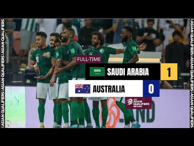 #AsianQualifiers - Group B | Saudi Arabia 1 - 0 Australia.