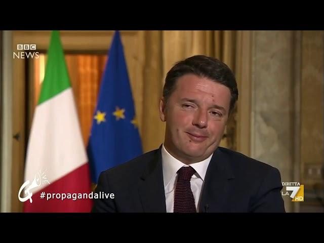 La scena muta di Matteo Renzi in inglese (un video di Alessio Marzilli)