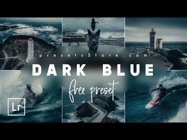 DARK BLUE — Professional Lightroom Presets | Tutorial | DNG | @MORA_OLIVER_E.E Inspired