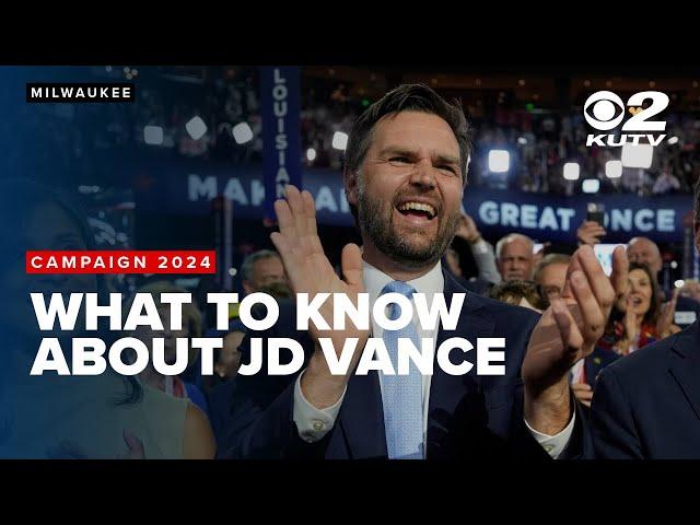 What to know about JD Vance, the Ohio senator chosen to be Trump's running mate