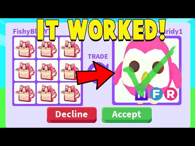 Trading 9 of the RAREST BACKPACKS in Adopt Me!