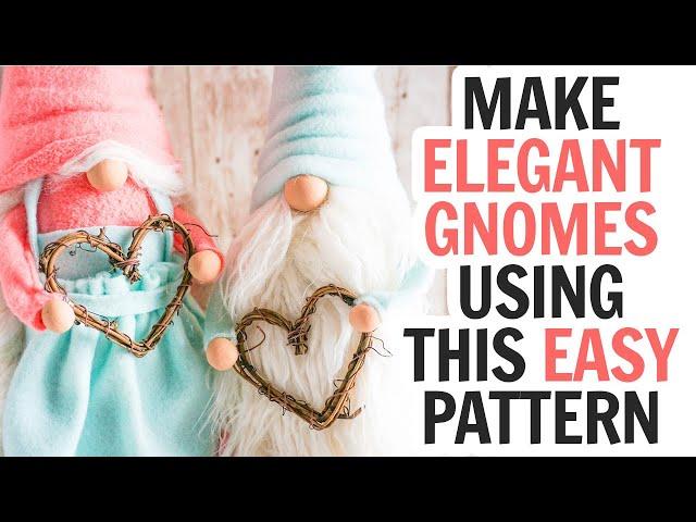 Gnome Sewing Pattern / Gnome Pattern for Beginners / Gnomes DIY / How to Sew a Gnome / DIY Gnomes