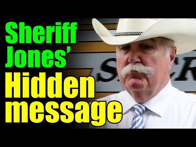 Butler co. Sheriff Jones’ HIDDEN MESSAGE – This is going to be BAD!