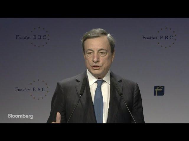 ECB's Draghi on Economy, Trade, Monetary Policy: Full Speech