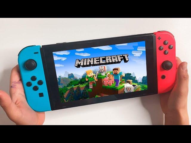 Playing MINECRAFT on Nintendo Switch!